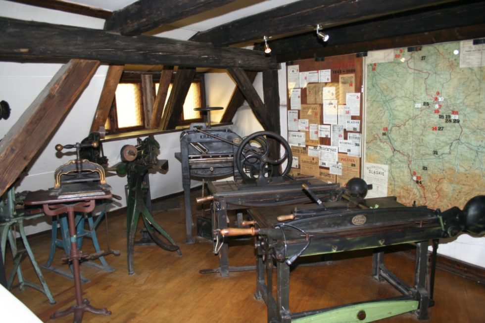 stare maszyny muzeum prasy śląskiej